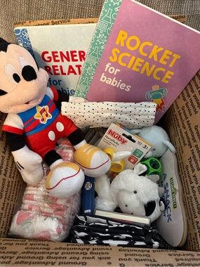 Assorted baby items
